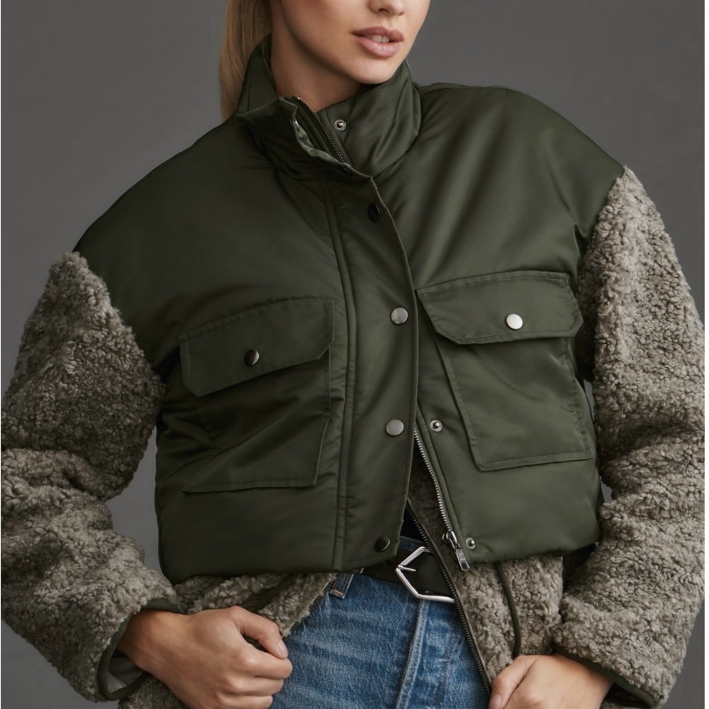 Avec Les Filles Fleece Twofer Jacket